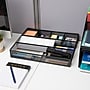 Mind Reader 6-Compartment Metal Drawer Organizer, Black, 2/Set (2DEER-BLK)~#|#~2DA97A4A-BC64-4089-B78D29FC3199E3A2_sc7