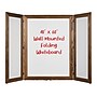 Excello Global Products Double Sided Magnetic Steel Dry-Erase Whiteboard, Wood Frame, 5' x 3' (EGP-HD-0530-BN)~#|#~2DAB0629-160D-405C-915176511492B9F9_sc7