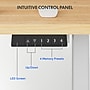 FlexiSpot ET155E 48"W Electric Rectangular Adjustable Standing Desk, Maple/White (ET155W-4824M)~#|#~2DAC04F5-D9B2-448A-8F43F8E701DBCED6_sc7