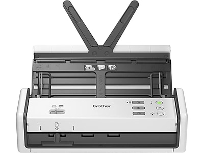 Brother ADS-1350W Duplex Portable Document Scanner, White/Black Simolary simolary.com