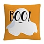 Trademark Fine Art White Ghost Boo Halloween By ABC Decorative Throw Pillow, 16" x 16" (ABC0088-PIL1616)~#|#~2DC3FC09-2A6F-4E56-ADEFAB5E47AA9AC0_sc7