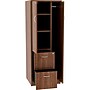 Lorell Essentials Series 65.6" Laminate Tall Storage Cabinet With 2 Drawers, Walnut (LLR69889)~#|#~2DC871DD-C104-4672-AFD29B794D07BAE3_sc7