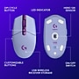 Logitech G305 Lightspeed Wireless Ergonomic Optical Gaming Mouse, Lilac (910-006020)~#|#~2DCA7BAD-E78E-421D-A98AB6E6795D803B_sc7