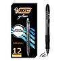 BIC Gel-ocity Original Retractable Gel Pens, Medium Point, 0.7mm, Black Ink, Dozen (31563)~#|#~2DCC4E56-3789-4961-9DCA5A01A8AC5ABB_sc7