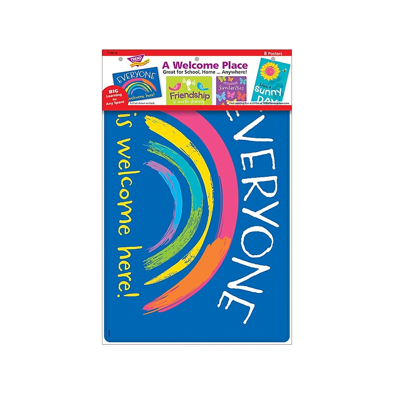 Trend Enterprises A Welcome Place Engaging Posters, 8/Set (T19019) image 1