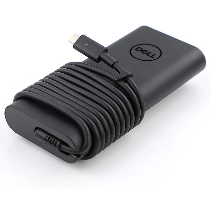 Dell 130W USB-C, AC Power Adapter for Dell XPS 15 9575 2-in-1, Precision 5530 2-in-1 Laptop, Black (M0H25) image 1