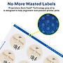 Avery Laser/Inkjet Burst Multipurpose Labels, White, 6 Labels/Sheet, 250 Sheets/Pack (94609-WMP250)~#|#~2DDCB5E2-EA78-4C6C-A13DBDC94154E0D0_sc7