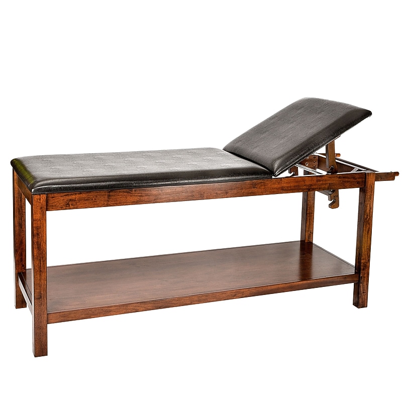 Viva Comfort Adjustable Exam Table, 400 lbs. Capacity, Mahogany (ADI996-03-MA-MK) image 1