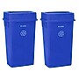 Alpine Industries Polypropylene Recycling Bin, 23 Gallon, Blue, 2/Pack (ALP477-R-BLU-PKG1-2)~#|#~2DDD5055-CC1A-4862-8B7FD9B1C6A44003_sc7