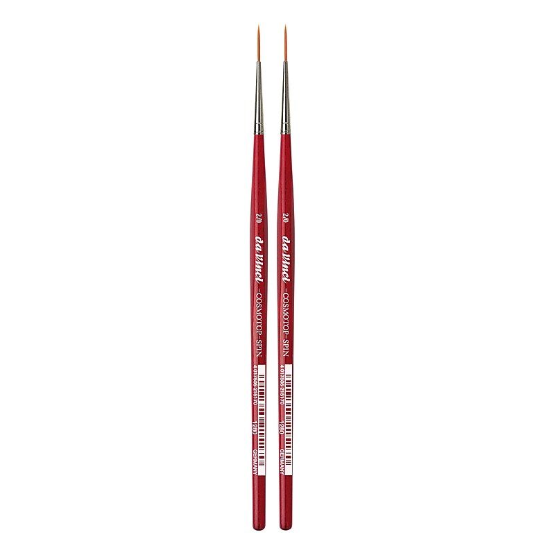 da Vinci COSMOTOP-SPIN Mixed Media Synthetic Bristle, Rigger Brushes, 2/Pack (DVXVA1280N2-2) image 1