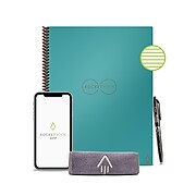 Rocketbook Core Smart Notebook, 8.5" x 11", Lined Ruled, 32 Pages, Teal (EVR2-L-RC-CCE)