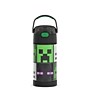 Thermos FUNtainer Minecraft Stainless Steel Vacuum Insulated Water Bottle, 12 oz., Black/Green (EAF4105MI6)~#|#~2DE56236-A16D-476C-9CA8A28062543354_sc7