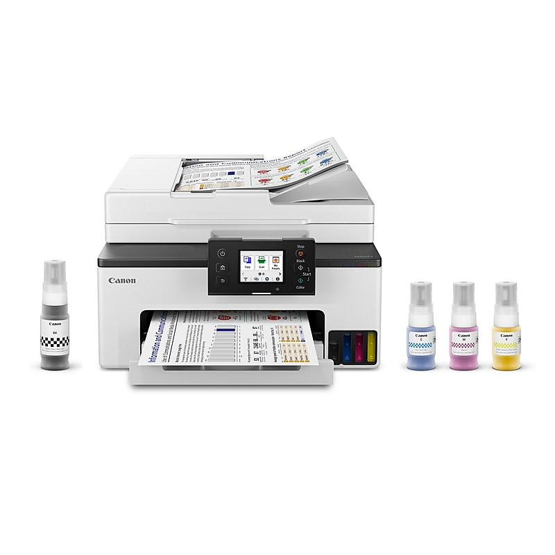 Canon MAXIFY GX2020 Wireless Color Inkjet Printer, All-In-One, Print, Scan, Copy, Fax (GX2020) image 1
