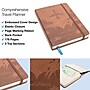 Global Printed Products Travel 5" x 7" Planner, Paperboard Cover, Brown (GPP-0119-A)~#|#~2DF8F561-5EC7-4FB8-8CACDF97FB9D869B_sc7