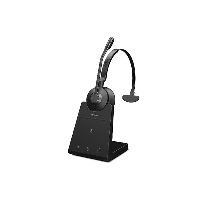 Jabra Engage 45 SE Wireless Noise Canceling Mono On-Ear-Headset, MS Certified (9653-523-125) image 1