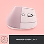 Logitech Lift Vertical Wireless Ergonomic Optical Mouse, Rose (910-006472)~#|#~2DFD77A9-6CB7-4A38-AA61A535D5173E63_sc7