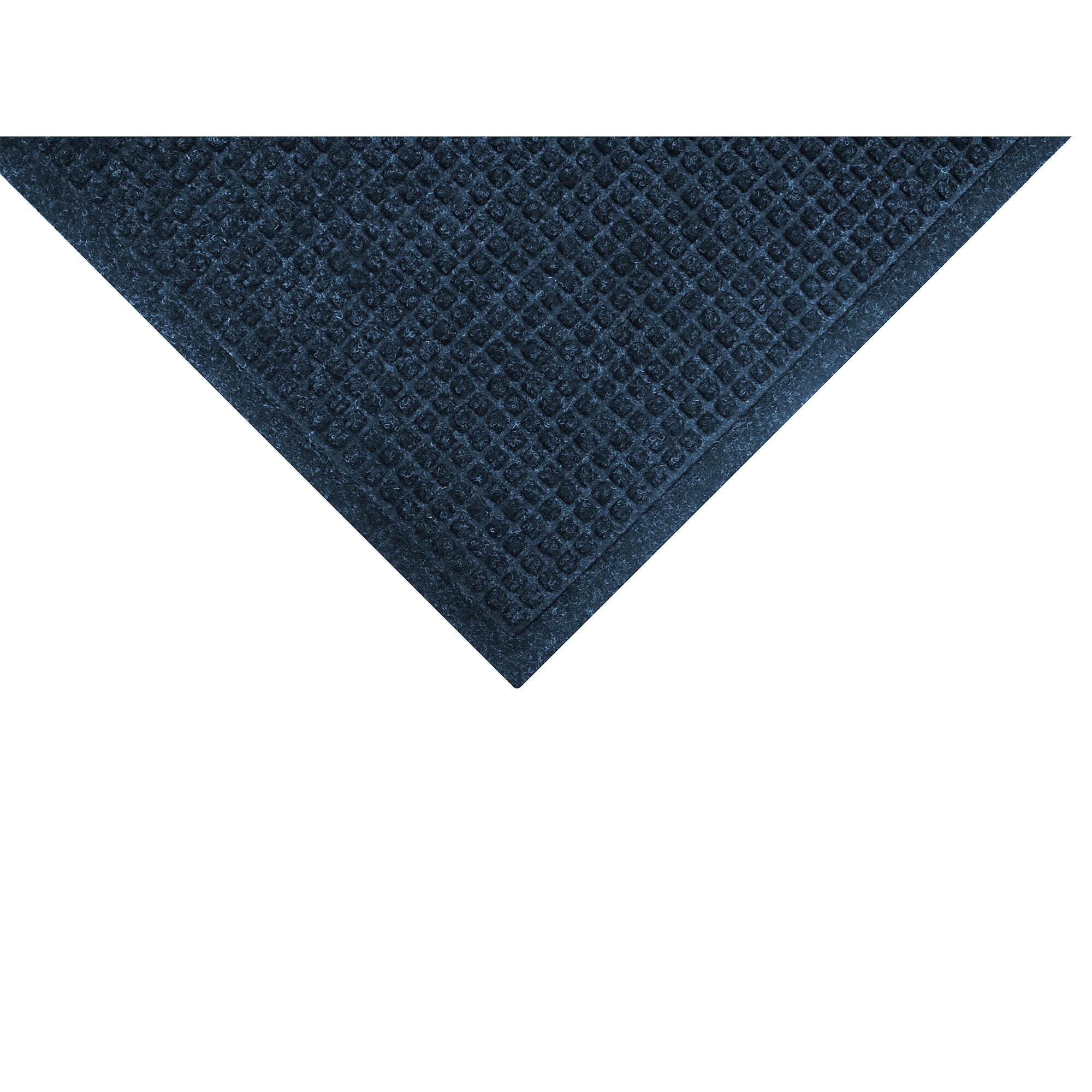 M + A Matting WaterHog Squares Fashion Commercial Wiper/Scraper Entrance Floor Mat, 2′ x 3′, Navy (2806123170) Sansujyuku sansujyuku.com