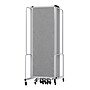National Public Seating Robo Series 11-Panel Folding Mobile Room Divider, 72"H x 256"W, Grey Fabric (RDG6-11PT02)~#|#~2E08FE19-BD22-452C-9F49CAB5886F09FC_sc7