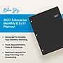2027 Blue Sky 8.5" x 11" Monthly Planner, Black (160969)~#|#~2E0A2403-87E3-43C1-A9DDAC7184F93D36_sc7