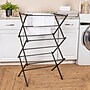 Household Essentials Steel Folding Expandable Clothes Drying Rack, Black (HE1206)~#|#~2E0D3BFF-59CA-4928-98EC9EA2B8EB08BC_sc7