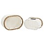 Household Essentials Woven Storage Wicker Basket, White, 2/Set (ML-7100)~#|#~2E0E140B-3C8D-446C-875C4AAFF68E5CD9_sc7