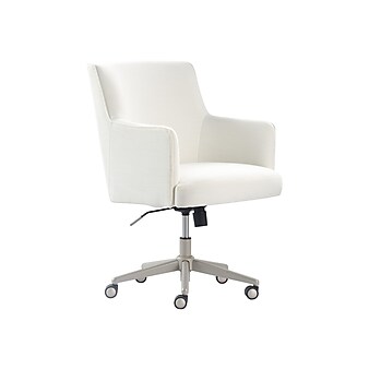 Finch Belmont Ergonomic Twill Swivel Executive Chair, Ivory (CHR10061A)