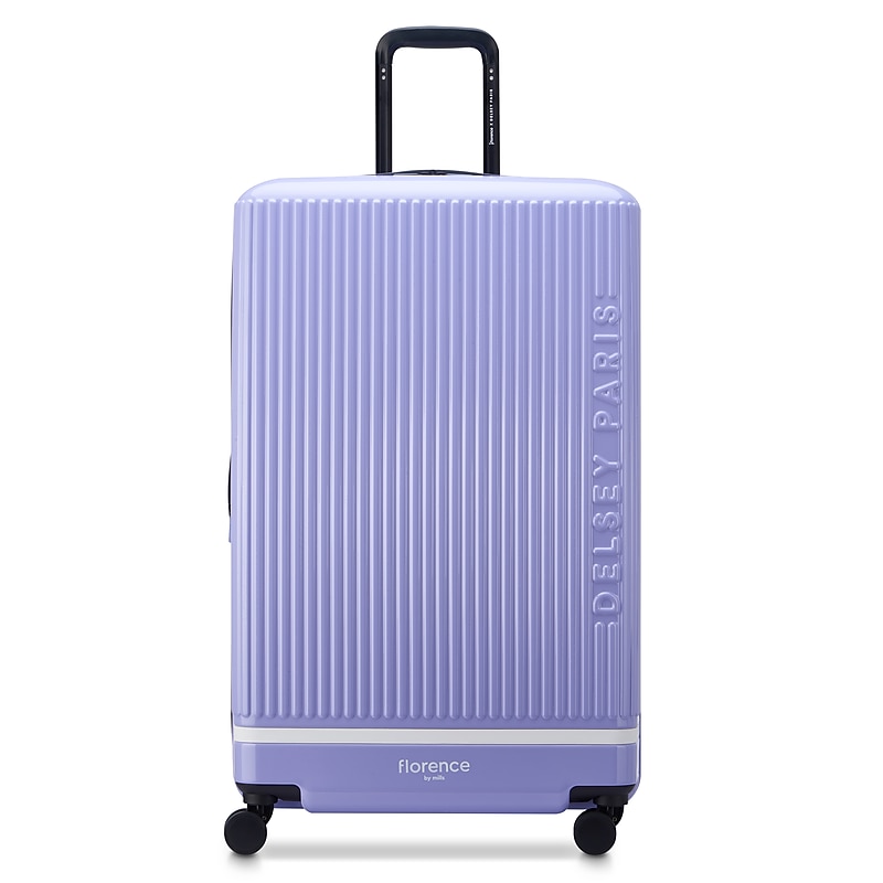 Florence by Mills x DELSEY PARIS Spin Me Away 29" Hardside Suitcase, 4-Wheeled Spinner, Lavender (F4398183028) image 1