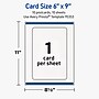 Avery Rectangle Rounded Corners Matte Blank Card, White, 10/Pack (19479399772)~#|#~2E1C37E2-C92D-4092-BE7326B96F47E44A_sc7