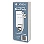 Lathem Time Clock Cards for Lathem Time 400E, Two Sides, 3 x 7, 100/Pack~#|#~2E1E56E1-FC61-44FA-A14CE6BAF5825712_sc7