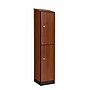 Alpine Industries 72" 2-Tier 1-Column Storage Locker, Walnut (701-W-1-SPW-WTS)~#|#~2E1E6C4B-6064-4A07-B44C90CE686279C3_sc7