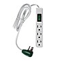 GoGreen Power Power Strip, 3 Outlet, White, 3/Pack (GG-13002MS)~#|#~2E20CAA0-2D58-4679-A8A1B7C2E08DC37B_sc7