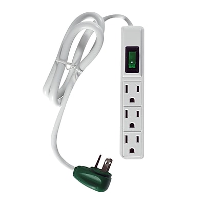 GoGreen Power 3-Outlet Power Strip, White, 3/Pack (GG-13002MS) Simolary simolary.com 6