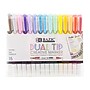 BAZIC Dual-Tip Creative Markers, 15/Pack (BAZ1215)~#|#~2E20E149-3930-4CD5-B7E7C9682E4787EE_sc7