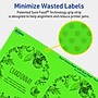Avery Decorative Edge Multipurpose Labels, 4.75" x 3.5", Neon Green, 160/Pack (94600)~#|#~2E220D19-C0C9-415E-AD9A379856D90111_sc7