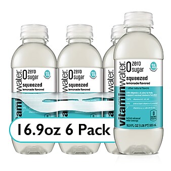 Glaceau Vitaminwater Zero Squeezed Lemonade Energy Drink 16.9 Fl. Oz., 24/Carton (00786162003508)