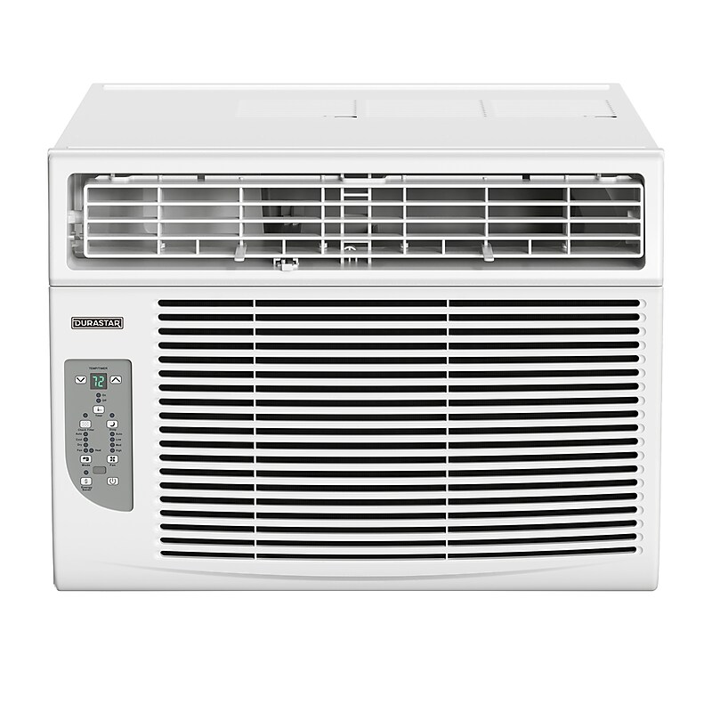 Durastar 115-Volt 12000 BTU 12000 (BTU DOE) Window Air Conditioner with Remote, White (DRWAC121XNA1) image 1