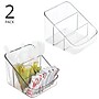 iDESIGN 3-Compartment Plastic Desk Organizer, Clear, 2 Piece (28166M2)~#|#~2E299AB7-DD6B-4FC2-9E09BF6C288F99CB_sc7