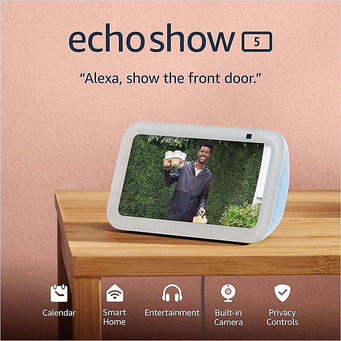 Amazon Echo Show 5 (3rd Generation) 5.5” Smart Display, Cloud Blue