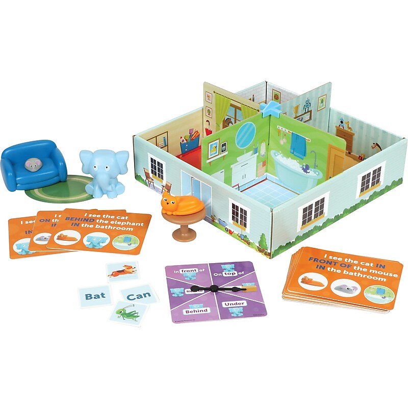 Learning Resources Elephant in the Room Positional Word Activity Set (LER5454) image 1