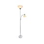 Creekwood Home Essentix 71.5" Silver Metal Floor Lamp with Round Shades (CWF-3000-SL)~#|#~2E3060F6-917F-41F2-9F2DB020BD88925C_sc7