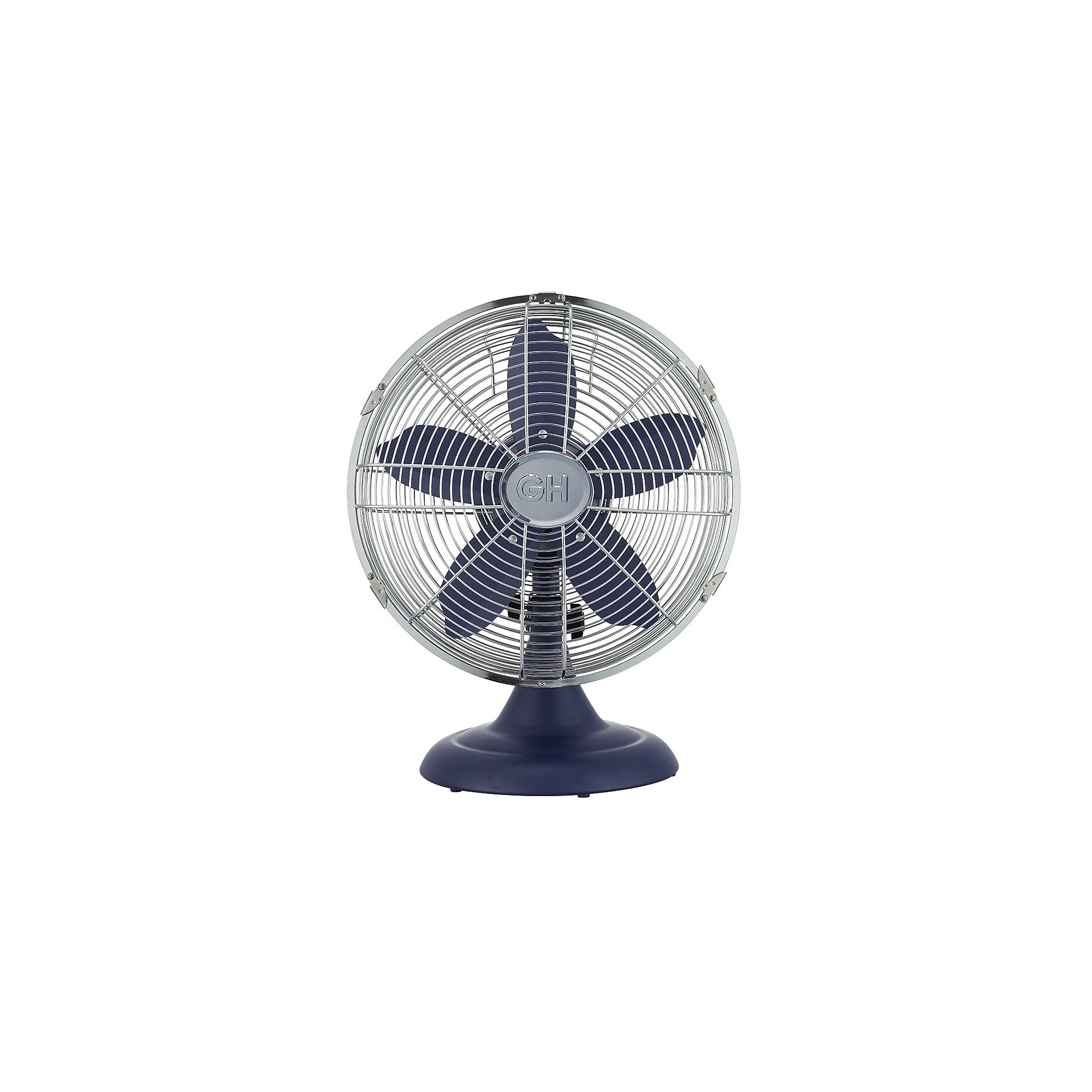 Good Housekeeping 12″ Oscillating Desk Fan, 3-Speed, Ink Blue (92618) Sansujyuku sansujyuku.com