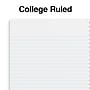 Staples Premium 1-Subject Notebook, 5.875" x 9", College Ruled, 100 Sheets, Brown (ST52120N)~#|#~2E343679-798D-4337-9AA5F18CE6A8733A_sc7