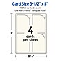 Avery Rectangle Single Rounded Corner Integrated Cards, Matte Ivory, 100/Pack (19479399034)~#|#~2E345719-02B7-4664-BA82AE5E30E6C184_sc7
