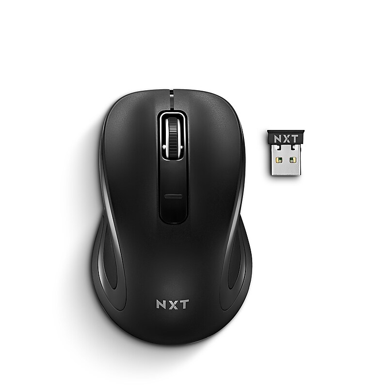 NXT Technologies™ Wireless Optical USB Mouse, Black, 5/Box (NX60887) image 1