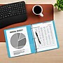 Staples 1/2" 3-Ring View Binder, D-Ring, Teal (55422/26429)~#|#~2E369A89-172C-4379-96DD9CFC5208C068_sc7