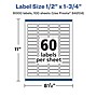 Avery Laser/Inkjet Multipurpose Labels, 1.75" x 0.5", Glossy Clear, 6000/Box (94204)~#|#~2E39F4FB-E6A1-4DE6-92745305B266F45E_sc7