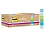 Post-it Recycled Super Sticky Notes, 3" x 3", Oasis Collection, 70 Sheets/Pad, 12 Pads/Pack (654R-12SST)~#|#~2E3C3E5B-F115-4EF7-A71CD848C00CC670_sc7