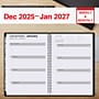 2026 Staples 5" x 8" Weekly & Monthly Planner, Plastic Cover, Black (ST21490-26)~#|#~2E3D989E-F93B-45DC-892EDC206B2FF6CE_sc7