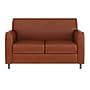 Flash Furniture Hercules Diplomat LeatherSoft Loveseat, Cognac/Chrome Legs (BT8272CGCHR)~#|#~2E3E0292-3C99-4E7B-AC772E8599FD4136_sc7