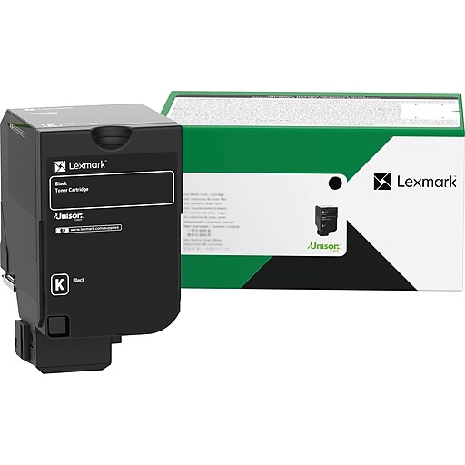 Lexmark 71C1HK0 Black High Yield Toner Cartridge, Prints Up to